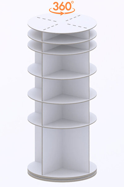 ihtiyacal 360° Dönen Ayakkabılık, Çanta Şapka Çizme Çok Amaçlı Düzenleyici St...