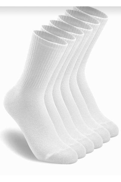 DERMİNA 10-Pack Tennis Socks Cotton Anti-Sweat Unisex