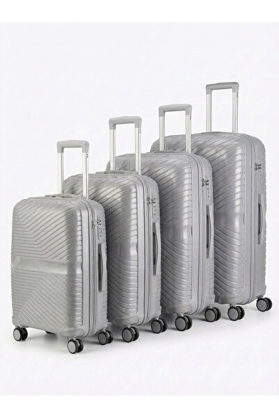 Sister 4PCS PP Hard Shell Luggage Set Tote, TSA Lock, 360° Silent Spinner, Wa...