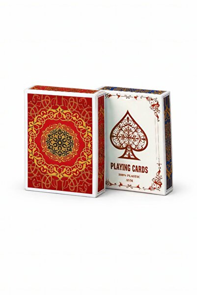 Weather Forecast Red Jumbo Size Pvc Plastic Waterproof Playing Cards Poker Pl...