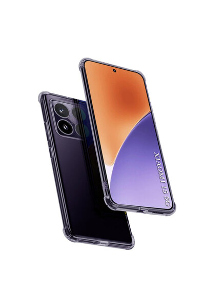 Techsuit Husă din silicon transparentă rezistentă la șocuri pentru Xiaomi 15,...