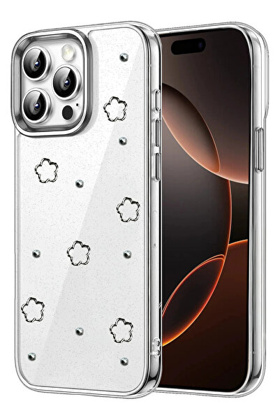 NewFace غطاء STOROZAL لهاتف iPhone 14 Pro Max بنمط فيونكة - (215432) النمط 2