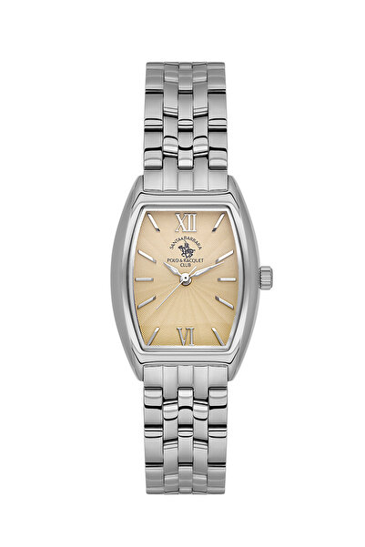 Santa Barbara Polo & Racquet Club Unique Silver Stainless Steel Watch for Wom...