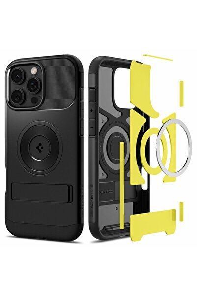 Spigen Λεπτή θήκη Armor MagSafe για iPhone 16 Pro, μαύρη