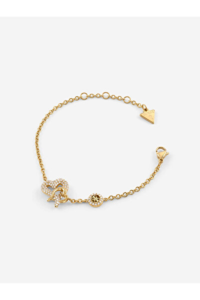 Guess 16mm pave hearts bracelet