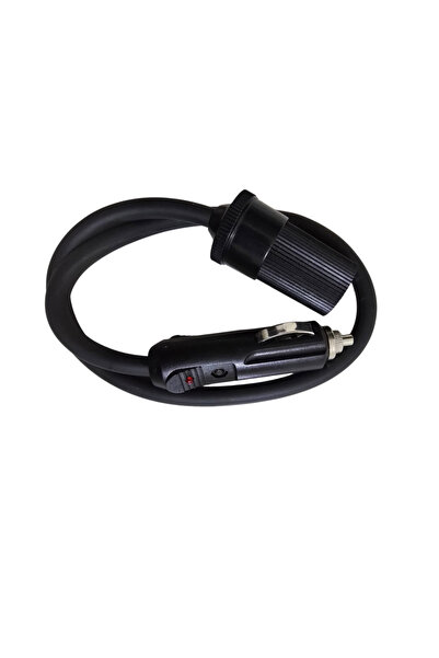 Geseus Araç Çakmaklık Uzatma Kablosu 12-24 Volt 16 Amper 2 X1,5mm TTR Bakır 5...