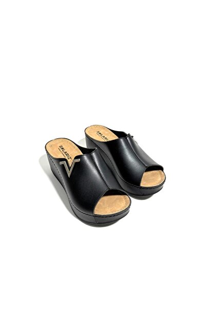 solariz Women's V-Buckle Anatomical Orthopedic Sole Padded Heel Comfort Mothe...