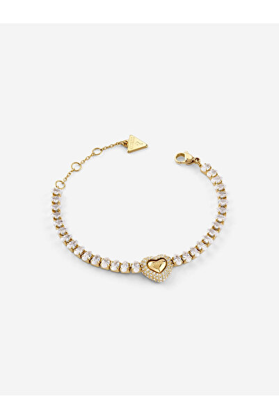Guess Pave heart tennis bracelet