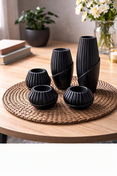 Generic Brand Vase Candle Holder Set