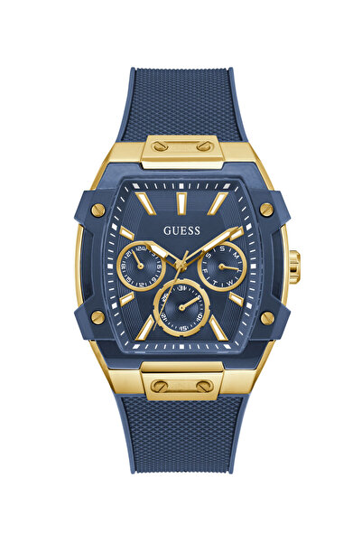 Guess Mens Color Rectangle Analog Watch