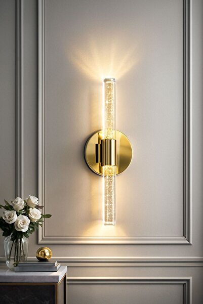 BACKHOME Bubbleflux Small 31 cm Modern Tasarım LED Aplik - Duvar Lambası - Go...