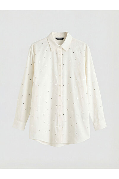 LC Waikiki ΝΕΑ ΣΕΖΟΝΑ ΑΠΟ ΤΗΝ GÜLİS GİYİM: Πουκάμισο-Τουνίκ σε χρώμα Εκρού με...