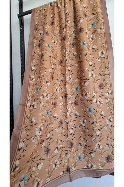 AMİNENESİL Lioren Soft Cotton Shawl Soft Orange Color