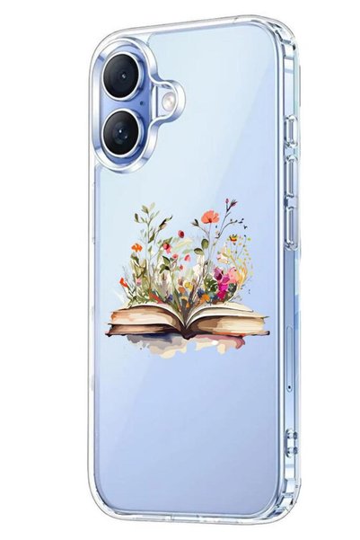 3GEN CASE İphone 17 Kılıf Desenli Lüx Şeffaf Silikon Kılıf