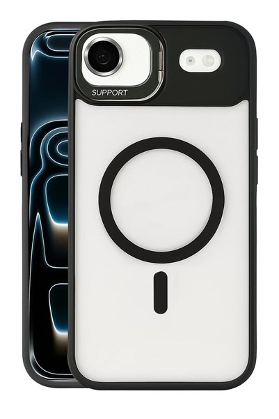 Generic Brand غطاء حماية MATRIXZN لهاتف iPhone 17 Air مع عدسة Remim وحامل Mag...