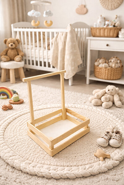 Ahşap Bebek Sepeti Kasa