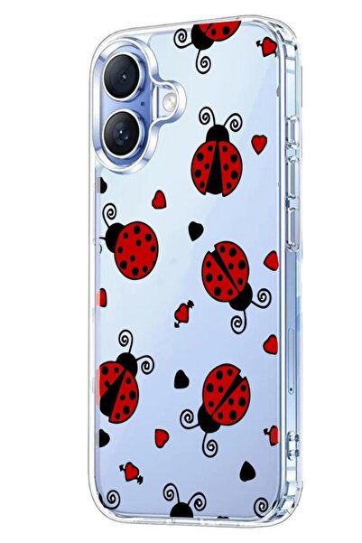 3GEN CASE İphone 17 Kılıf Desenli Lüx Şeffaf Silikon Kılıf