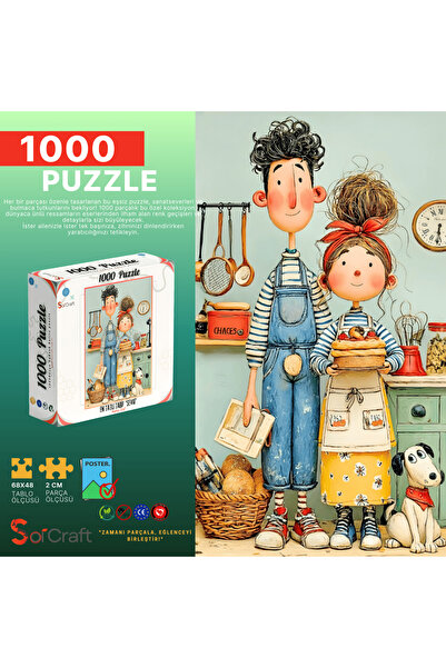 Soi Craft 1000 Parça Puzzle En Tatlı Tarif Sevgi