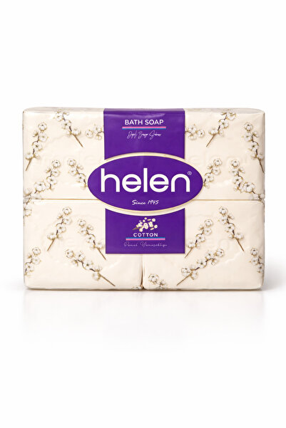 HELEN Cotton White Bath Soap 4X150 Gr