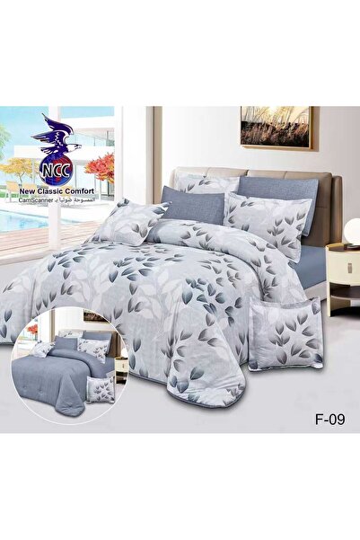 NCC Luxury Floral Bedspread Set (8 pieces) - A Touch of Nature - Double Size ...