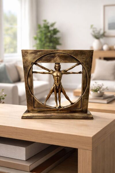 imosas Vitruvius Adamı Dekoratif Heykel – Modern Sanat Tasarımı – Ofis ve Ev ...