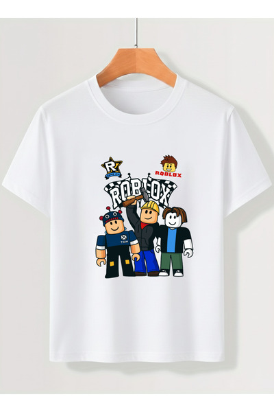 Let's Wear Roblox Muška Štampano 100% pamuk % u B okrugla kragna i Premium Ma...