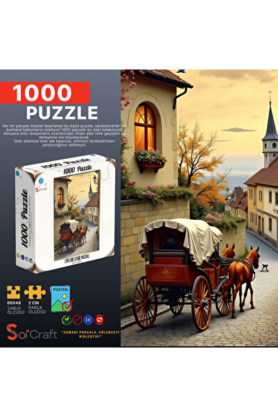 Soi Craft 1000 Parça Puzzle Eski Bir Şehir Masalı