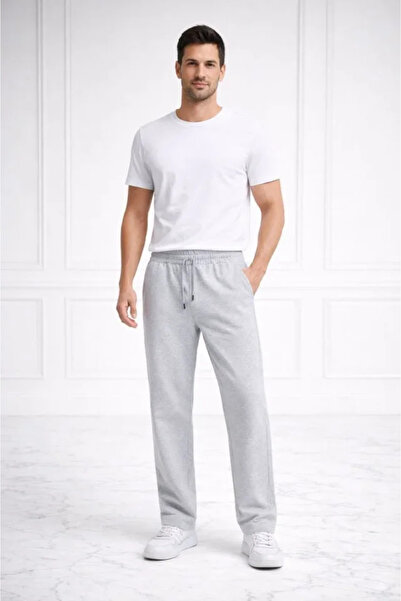 Kanonik Education Men's Straight Leg Elastic Waist Drawstring Casual Sports S...