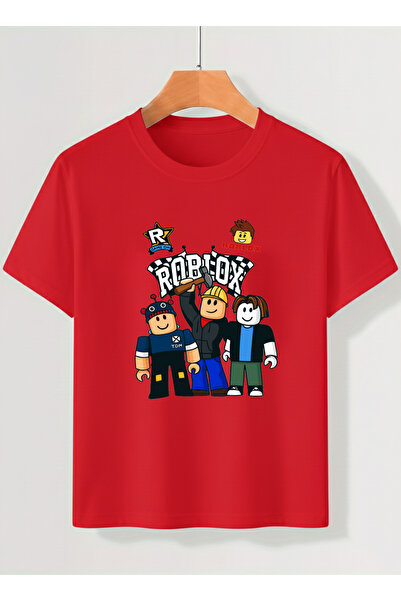 Let's Wear Μπλουζάκι Roblox Adamlar με στάμπα για παιδιά, 100% βαμβακερό, με ...