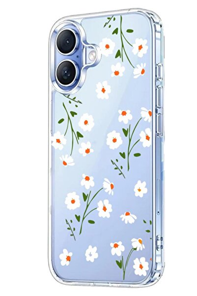 Luxury Clear Silicone Case with iPhone 17 Case Pattern