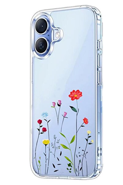 3GEN CASE İphone 17 Kılıf Desenli Lüx Şeffaf Silikon Kılıf