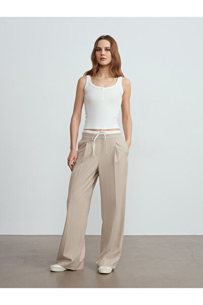 Dilvin 21096 Strap Top-Ecru