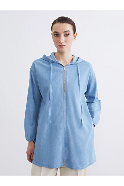 LC Waikiki Rmz Gi̇yi̇m Farkiyla Ka Hooded Adın Jean Tunik