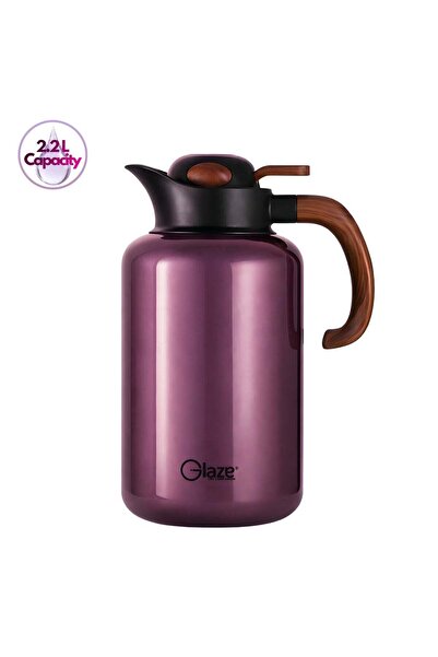 Glaze 304 Stainless Steel Thermal Flask with Wood Design