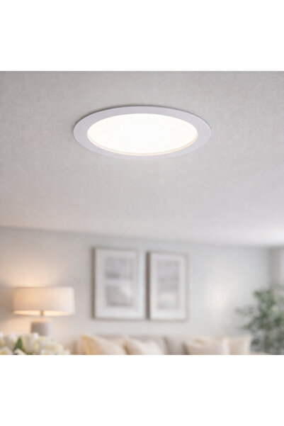 MİO 18w Led Panel/Beyaz Işık /Sıva Altı/1620 Lümen/19 CM Çap/2 Adet