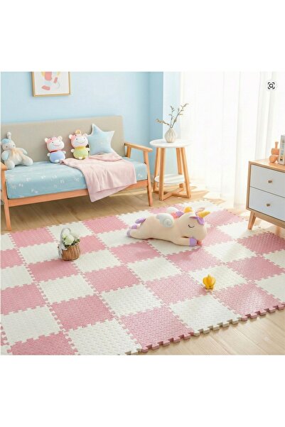 CARPAZAR 9 Parça Set 33x33 13mm Tatami 100x100 Kurulumlu Oyun Spor Halısı Min...