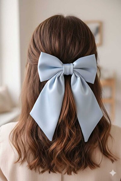 MAKSESUAR Women's Ice Blue Automatic Bow Buckle