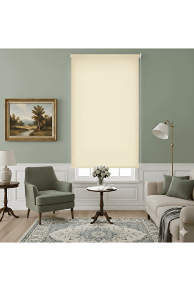 Generic Light Beige Roller Curtain