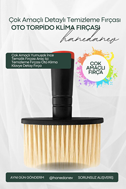 Hanedanev Çok Amaçlı Yumuşak İnce Temizlik Fırçası Araç İçi Temizleme Fırçası...
