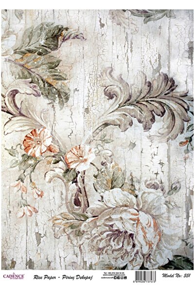 Cadence Pirinç Dekopaj Kağıdı 29x42cm No:551