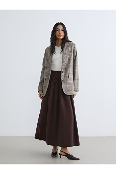 LC Waikiki Unique Products from Freezen Store I Waist Zippered Pleated Skirt