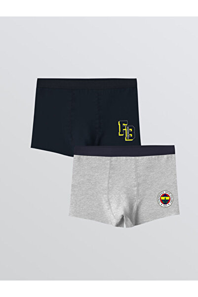 LC Waikiki Rmz Gi̇yi̇m Farki̇lli̇ Şi̇rket Licensed Printed Boys' Boxer 2-Pack