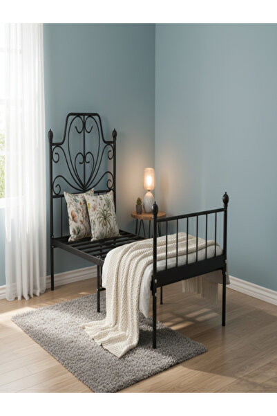 Bec4 Modern iron bed - size 90*190 cm
