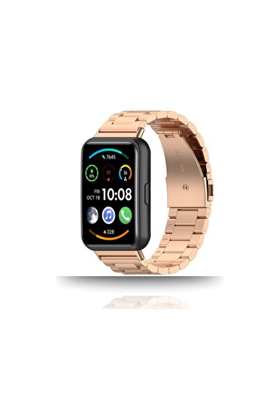 SilverCars Huawei Watch Fit 2 Uyumlu Klasik Paslanmaz Çelik Kordon – Şık ve D...