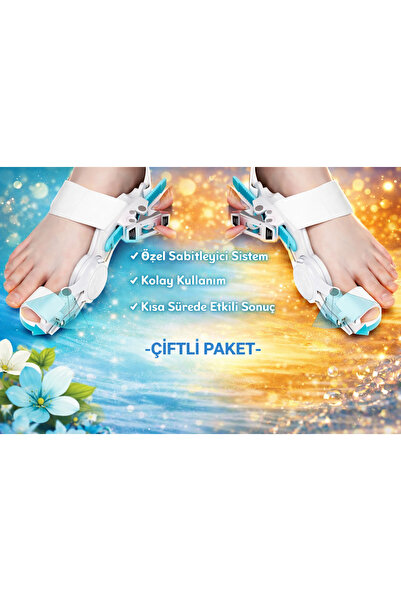 TOLMİN Store 2'li Ergonomik Ayak Baş Parmak Ateli | Halluks Valgus Kemik Düze...
