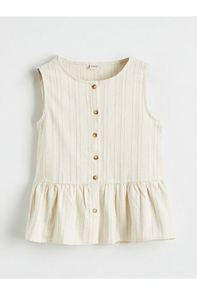 LC Waikiki Rmz Gi̇yi̇m Farkiyla Zero Roba Collar Fı Ruffle Detail Iz Children...