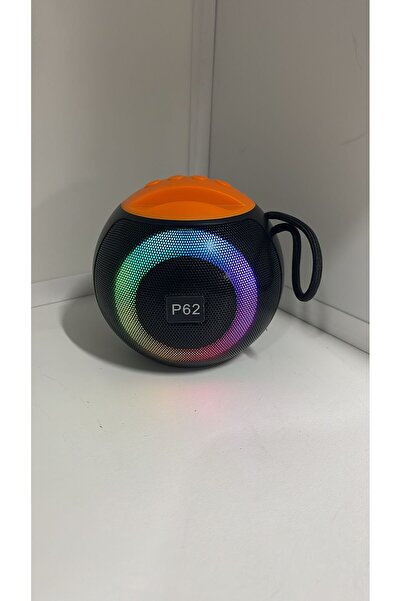 Lizbon RGB Rengarenk Işıklı Hoparlör Top Şeklinde Taşıma İpli