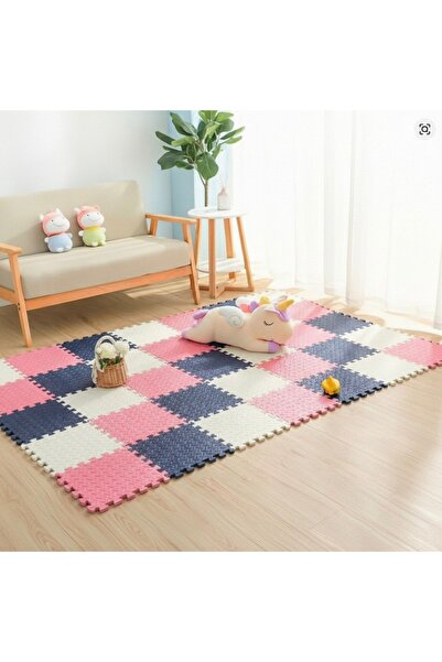 CARPAZAR 9 Parça Set 33x33 13mm Tatami 100x100 Kurulumlu Oyun Spor Halısı Min...