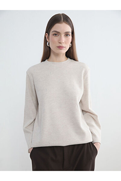 LC Waikiki Zero Roba Collar Stone Women's Sweatshirt Tunic from Uzg Store for...