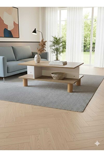 Kaçmaz Home Mobilya 90 x 55 Orta Sehpa Sepet Beyaz